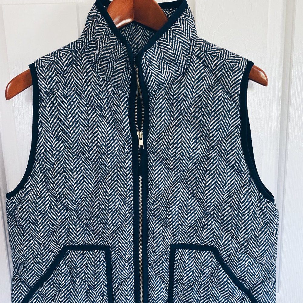 J. Crew Herringbone Vest